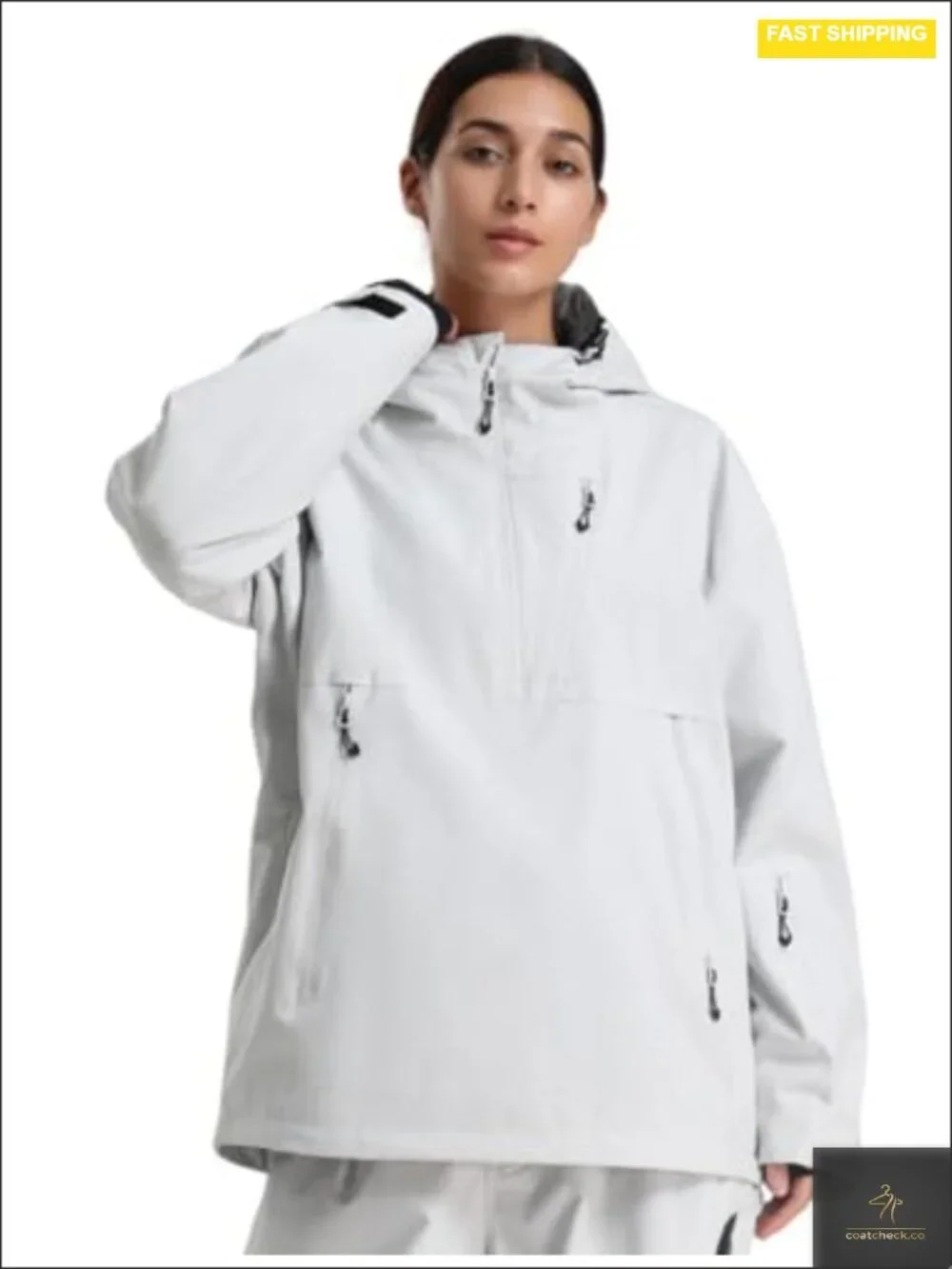 Women's Insulated Ski Jacket Waterproof Snowboard Coat with Hood